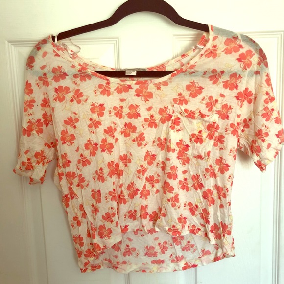 Forever 21 Floral Crop Top - Picture 1 of 2